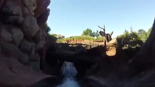 My Edited Video SPLASH MOUNTAIN HALFWAY THERE BEFORE THE WARRING SEQUENCE AT DISNEY WORLD!