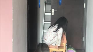 DIY swing for my daughter