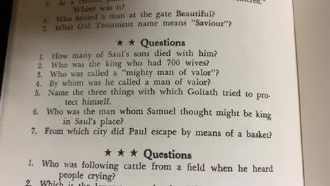 Bible Trivia - Bible Quiz 14 ⭐️⭐️