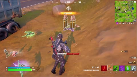 fortnite clip- moving like a bot.