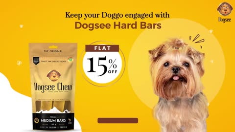 Work woes? Keep your Pooch engaged with Dogsee Hard Bars!