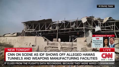 IDF shows off alleged Hamas tunnels and weapons factories