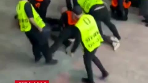 Fan punched and kicked by stewards in Portugal's Euro 2024 match vs Slovenia