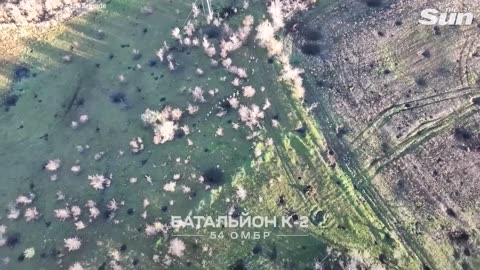 Ukrainian Drones Attack Russian Troops