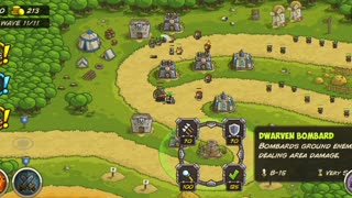 Kingdom rush game play level 3