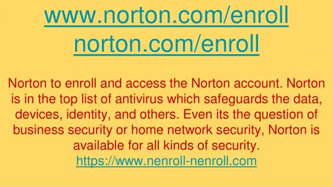 www.norton.com/enroll | norton com setup