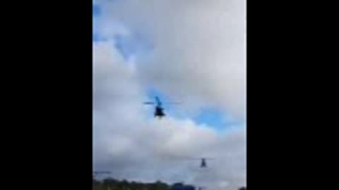 CHOPPERS OVER DC SWAMP DRAINING TIME OH YEAAA