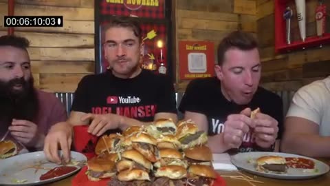 Impossible 100 burger challenge