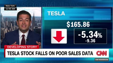 Tesla sales plunge far more than expected.