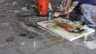 Artist In Studio: Making of the scripture art painting Hebrews 11:1