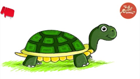 How to color a Tortoise Step by Step #the_art_school #color