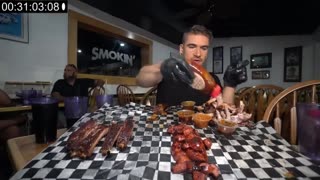 "YOU CAN'T BEAT THAT" FLORIDA'S BIGGEST BBQ CHALLENGE | The "Buck Off Boy" Bbq Platter Challenge