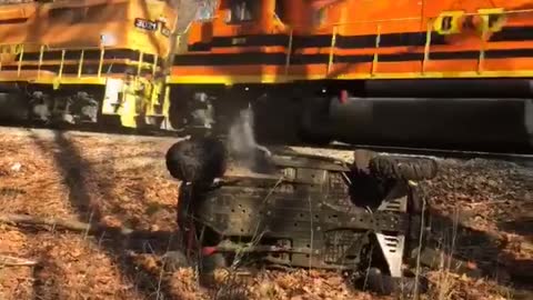 Train Takes Out Razor