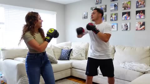 BOYFRIEND VS GIRLFRIEND BOXING MATCH!!