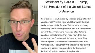 TRUMP ROASTS WOKE WOMENS SOCCER AFTER THEY COLLAPSE IN THE OLYMPICS