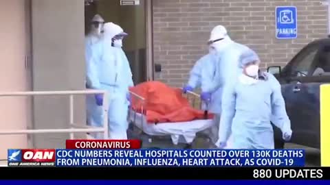 One American News 130k deaths counted as covid.