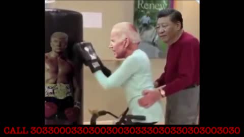 JOE "VEGGIE" BIDEN TRAINS WITH ADVISOR XI