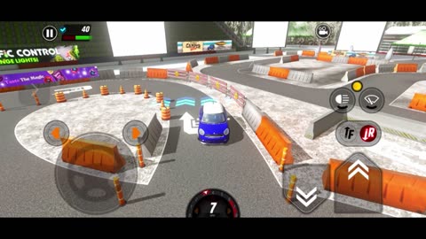 Learning how to drive on car driving game app| car driving school simulator