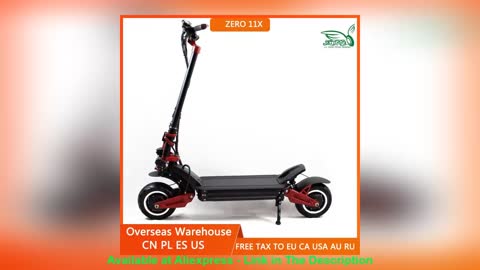 ☀️ 2021 Newest ZERO 11X Inch Dual Motor Electric Scooter 84V 1600Wx2 Motor Offroad E-scooter 110km/h