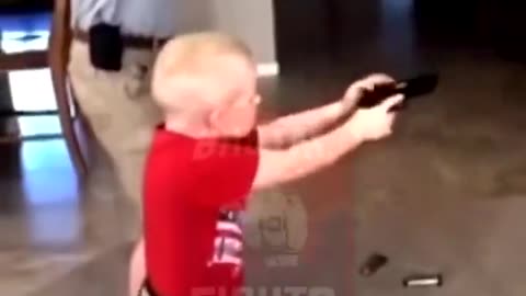 Thoughts? Father teaches young son how to use a fire arm