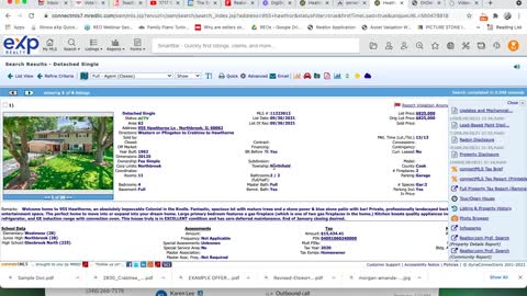 How to PDF/print listing sheets