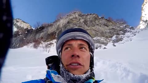 Skier survives a fall off a 150-foot cliff