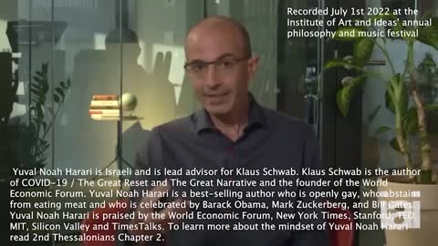 Yuval Noah Harari | Why Do Obama, Gates, Zuckerberg & Schwab Celebrate Yuval Noah Harari?