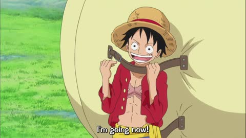 One Piece – Luffy thanks Rayleigh for two years training