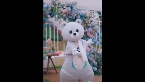 lovely dance by teddy bear / funny