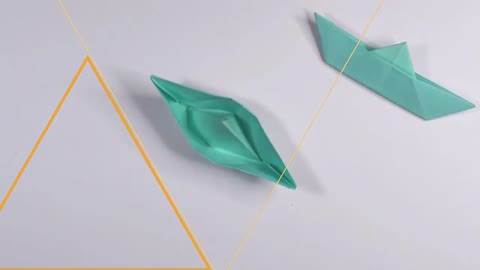 Origami Boat How to Make an Origami Boat Simple origami boat _ origami boat easy [SHORTS]