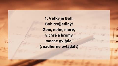 17. Veľký je Boh