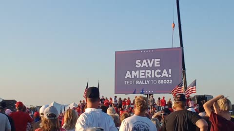 Tim Michaels spoke before Trump came on Waukesha Wisconsin Rally 8/5/2022