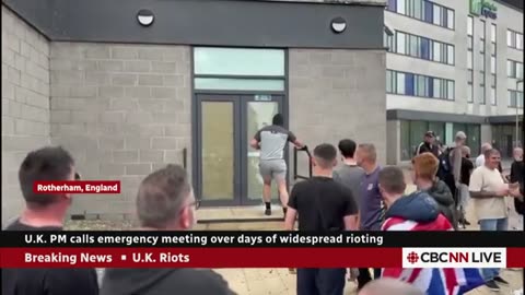 U.K.'s PM calls emergency meeting over days of widespread rioting