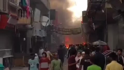 FIRE IN SHAHEEN BAGH