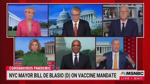 NYC Mayor De Blasio wants COVID vaccinations mandated.