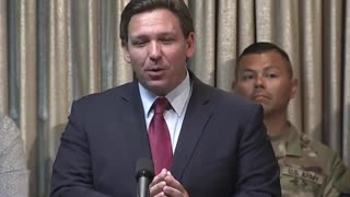 Gov. Ron DeSantis reacts to Elon Musk saying he would vote for him if he ran for president