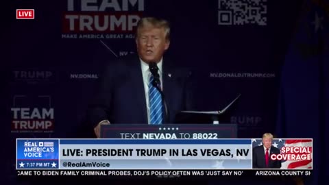 Donald Trump Speech Commit to Caucus in Las Vegas - October 28, 2023