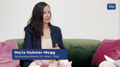 Interview mit EU-Wahl-Spitzenkandidatin Dr. Maria Hubmer-Mogg, Liste DNA