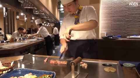 teppanyaki show!! Fuji Japanese-14