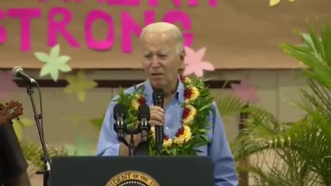 Biden Finally Makes it to Maui, Downplays Severity of the Lahaina Fires