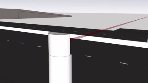 Photoelectric low clearance bridge truck bus warning system concept