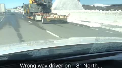 Wrong way driver in Scranton