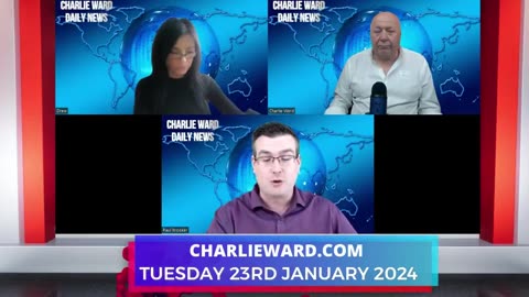 CHARLIE WARD DAILY NEWS WITH PAUL BROOKER & DREW DEMI - TUESDAY 23RD JANUARY 2024