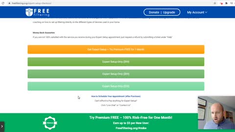 Get a FREE Remote Expert Setup Session from FreeFiltering