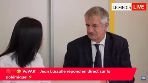 Injection expérimentale : Jean Lassalle répond en direct!