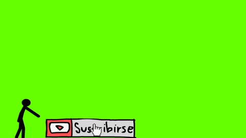 New Green Screen Subscribe Button Without Copyright 2022