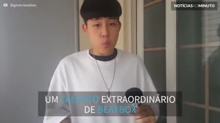 Jovem sul-coreano dá show em campeonato de beatbox