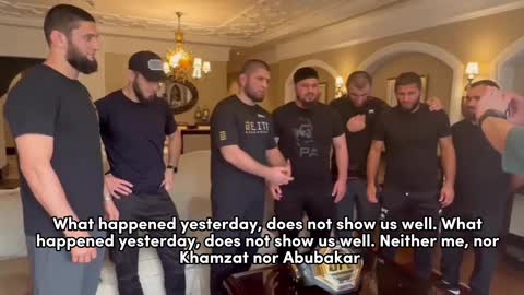Khabib clarifies the altraction happened between Khamzat Chimaev & Abubakar Nurmagomedov