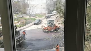 Russians street worker