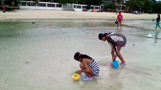 Children's Paradise in San Remegio, Cebu, Philippines, White Sand Beach